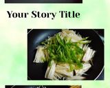 えのきピーマン簡単ナムル(麺ｯｭ炒め)作り方2写真