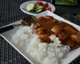 いかとエビのシーフードカレー作り方9写真