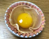 お弁当や朝食に！レンジdeハムエッグ作り方3写真