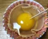 お弁当や朝食に！レンジdeハムエッグ作り方4写真