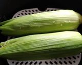 炊飯器で　蒸しトウモロコシ作り方3写真