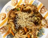 全てレンジ甘酢カレー豚こまのせドーム蒸し作り方17写真