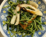 豆苗とちくわの塩昆布和え作り方3写真