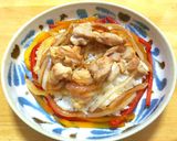 フライパンで簡単◎温泉タマゴで親子丼作り方4写真