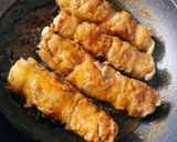 チーズちくわの豚肉巻き作り方5写真