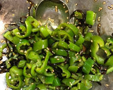 ピーマンの塩昆布和え作り方3写真