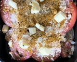 夏野菜サバ缶カレーパン粉焼き作り方5写真