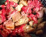 牛すじ煮込み 甘辛 作り置き丼にもイケる作り方3写真