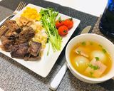 まるごと玉ねぎスープ・コンソメスープ作り方4写真