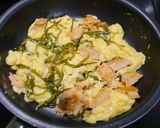糖質オフ!銀鮭と昆布の卵炒め作り方5写真