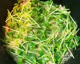 イワシ缶と豆苗のオイルパスタ作り方5写真