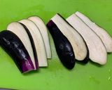茄子と豚のからし炒め作り方1写真