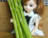 リカちゃん♡アスパラとエシャロットソース作り方1写真