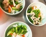 レンジ大根豚こまオイ甘酸味青椒肉絲風作り方10写真