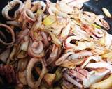 いかエリンギ長ねぎ☆焼肉たれバター炒め作り方2写真