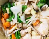 レンジピリ辛味噌味和風タッカルビ風作り方16写真