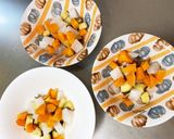 レンジ温野菜卵キムチクリームチャンプル作り方7写真