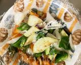 レンジ温野菜卵キムチクリームチャンプル作り方16写真