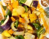 レンジ温野菜卵キムチクリームチャンプル作り方17写真