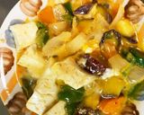 レンジ温野菜卵キムチクリームチャンプル作り方21写真