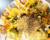 レンジ温野菜卵キムチクリームチャンプル作り方24写真