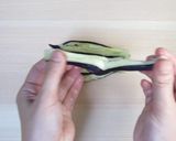 ポン酢で茄子キムチのおそうめん作り方5写真