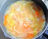 お野菜たっぷり豆乳味噌スープ作り方5写真