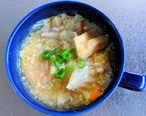 お野菜たっぷり豆乳味噌スープ作り方6写真