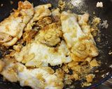 豚ロース生姜焼きにざく切りキャベツ丼。作り方5写真