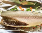 塩サバのホイル焼き(トッピングはチーズ)作り方3写真