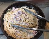 イカとたらこのクリームパスタ作り方6写真