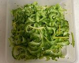 塩もみゴーヤのレモンオリーブオイル作り方4写真