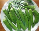 夏のごま和え（オクラ）はレモン果汁で！作り方3写真