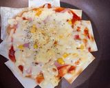 余った焼売の皮で作る簡単ピザ！作り方5写真
