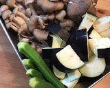 簡単☆なすとオクラときのこの焼き浸し作り方1写真