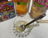 缶詰シロップでフルーツゼリー作り方1写真