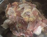 シンプル唐揚げ(250gの少量揚げ油)作り方1写真