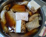 鯛のあら煮　焼き豆腐を共に煮る作り方9写真