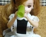 リカちゃん♡空芯菜とアスパラ えび炒めꕤ作り方1写真
