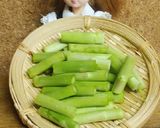 リカちゃん♡空芯菜とアスパラ えび炒めꕤ作り方2写真