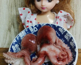 リカちゃん♡タコと海ぶどうの再会♡笑作り方1写真