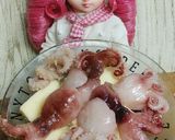リカちゃん♡おつまみに？タコとチーズ前菜作り方3写真