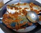 ポリ袋で漬けフライパンで焼く　鯖の味噌焼作り方3写真