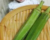 リカちゃん♡オクラミミガーすだち酢の物ꕤ作り方1写真
