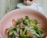 リカちゃん♡オクラミミガーすだち酢の物ꕤ作り方8写真