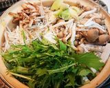 夏にあえて味噌仕立ての鶏鍋作り方1写真