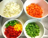 生米で簡単◎野菜とヨーグルトのリゾット作り方1写真