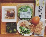 九条ねぎたっぷりめかぶオクラ納豆蕎麦作り方1写真