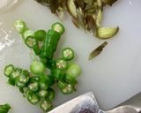 即席手作りツナとオクラのわさびポン酢和え作り方6写真