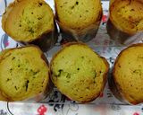 粉末緑茶で作るくるみ入りマフィン作り方6写真